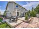 Backyard with a patio, dining set, and landscaped garden at 1793 E 164Th Pl, Thornton, CO 80602