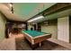 Basement featuring a pool table, carpeted floors, and recessed lighting at 1793 E 164Th Pl, Thornton, CO 80602