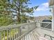 Deck overlooking backyard at 2074 Oakcrest Cir, Castle Rock, CO 80104