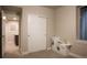 Finished basement showcasing closet doors and a charming play kitchen at 6780 Canosa St, Denver, CO 80221