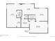 Basement floor plan with gym, kitchen, bathroom, bedroom, utility room, and lounge at 8983 W Capri Ave, Littleton, CO 80123