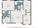 Upstairs floor plan featuring bedrooms, bathrooms, and Gathering room at 12405 E 101St Dr, Commerce City, CO 80022