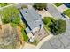 An aerial view of the property showcasing the landscaping and outdoor features at 411 S Cody Ct, Lakewood, CO 80226