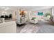 Spacious living room with adjacent dining area and kitchen at 605 S Alton Way # 9C, Denver, CO 80247