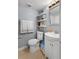 The remodeled bathroom has a modern vanity and tiled floors, creating a clean design at 200 N Pearl St # 106, Denver, CO 80203