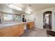 Spacious bathroom featuring double sinks and ample counter space at 9928 Bluestar Dr, Parker, CO 80138