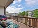Enjoy the views from this back deck with comfortable seating and lovely outdoor area at 1907 Windemere Ln, Erie, CO 80516