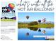 Erie Balloon Festival image showing several Hot Air Balloons over a landscape at 1907 Windemere Ln, Erie, CO 80516