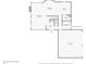 First floor plan showing the layout of the kitchen, living room, and garage at 2146 Savage Rd, Elizabeth, CO 80107