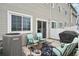 Cozy patio with seating area, perfect for outdoor relaxation and a low-maintenance outdoor space at 8199 Welby Rd # 1903, Denver, CO 80229