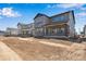 New home with a covered back porch and large backyard space at 24563 E 34Th Ave, Aurora, CO 80019