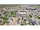 Distant aerial view highlighting house location in neighborhood at 219 Terry St, Longmont, CO 80501