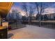 Spacious back deck overlooks the backyard at 8340 E Princeton Ave, Denver, CO 80237