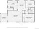 Detailed floor plan showcasing the layout of the home, dimensions and room placement at 1697 W Powers Ave, Littleton, CO 80120