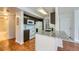 Kitchen with granite countertops and brown cabinets at 6702 S Ivy Way # A1, Centennial, CO 80112