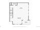 Second floor plan displaying kitchen, living room, bathroom, and balcony dimensions at 5018 S Prince Pl, Littleton, CO 80123
