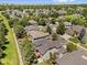 Aerial view of neighborhood showcasing lush greenery and community at 6449 S Jamaica Cir, Englewood, CO 80111