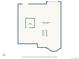 Basement floor plan of unfinished basement space, including a utility room at 6449 S Jamaica Cir, Englewood, CO 80111