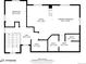 Detailed second-floor plan showing the bedrooms, office, bathrooms, and hallway layout at 13025 Grant Cir # A, Thornton, CO 80241