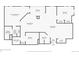 Detailed floor plan of the residence, showing the layout of rooms and dimensions at 300 W 11Th Ave # 15C, Denver, CO 80204