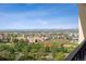Scenic view of the neighborhood from a high-rise balcony at 300 W 11Th Ave # 15C, Denver, CO 80204
