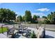 Comfortable patio seating area with modern furniture and neighborhood views at 2900 S Adams St, Denver, CO 80210