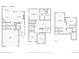Detailed floor plan showcasing layout of all levels, including the basement, bedrooms, living spaces, and overall dimensions at 21038 E Quincy Pl, Aurora, CO 80015
