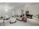 Finished basement with a seating area, pool table, and wet bar, perfect for entertaining at 1332 S Lafayette St, Denver, CO 80210