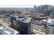 Overhead shot showcasing Denver's cityscape, surrounding buildings, and nearby Union Station at 1750 Wewatta St # 809, Denver, CO 80202
