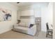 Comfortable flex room featuring a sofa bed, offering a versatile space for relaxation and guests at 1750 Wewatta St # 809, Denver, CO 80202