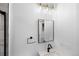 Simple bathroom with updated vanity and fixtures at 2207 E 25Th, Denver, CO 80205