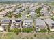Bird's eye view of a suburban neighborhood with manicured lawns and well-spaced homes at 3056 Yale Dr, Broomfield, CO 80023