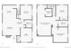 Two-story floor plan, including a finished basement at 3633 N Cook St, Denver, CO 80205