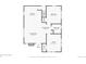 One-story floor plan with living room, kitchen, bedroom, and office at 3633 N Cook St, Denver, CO 80205