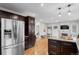 Modern kitchen features stainless steel appliances and ample cabinetry at 3633 N Cook St, Denver, CO 80205