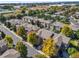 Wonderful aerial view of a residential neighborhood showcasing beautiful homes and tree-lined streets at 6135 S Paris St, Englewood, CO 80111