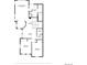 Floor plan displaying the layout of the bedrooms, primary bath, walk-in closet, bathrooms, office, and hall at 6135 S Paris St, Englewood, CO 80111