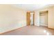 Bedroom features neutral paint, carpet and closet at 540 Hickory St, Hudson, CO 80642