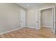 Cozy bedroom with hardwood floors and natural light at 16250 Kenosha St, Brighton, CO 80603