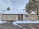 Charming single-story home with a front lawn and attached garage, perfect for suburban living at 13908 E Linvale Pl, Aurora, CO 80014