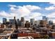 Stunning aerial view of the Denver skyline, showcasing the city's vibrant cityscape at 1750 Wewatta St # 1940, Denver, CO 80202