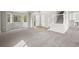 Open concept living area with gray walls, plush carpet, many windows, and bright natural light at 5934 Kingsfield St, Castle Rock, CO 80104