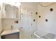 Bright bathroom featuring a stand alone sink and vintage style fixtures at 3201 S Clarkson St, Englewood, CO 80113