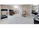 Carpeted basement featuring neutral paint and a work space at 7272 E Appleton Cir, Centennial, CO 80112