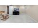 Carpeted basement featuring neutral paint, recessed lighting, and a TV at 7272 E Appleton Cir, Centennial, CO 80112