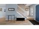 Welcoming entryway with new floors, a stairway, and ample space at 7272 E Appleton Cir, Centennial, CO 80112