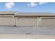 Community garage featuring multiple units, each marked with a street number, with convenient access for residents at 7272 E Appleton Cir, Centennial, CO 80112