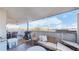 Spacious balcony boasting city views and outdoor furniture at 1029 E 8Th Ave # 501, Denver, CO 80218