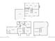 Detailed floorplan showcasing the layout of the home's first and second floors at 9929 W Fairview Ave, Littleton, CO 80127