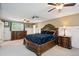 Fully furnished main bedroom with two end tables, a dresser, and carpet flooring at 2865 Newland St, Wheat Ridge, CO 80214